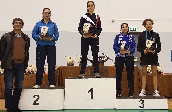 Pódio Cadetes Femininos Individuais