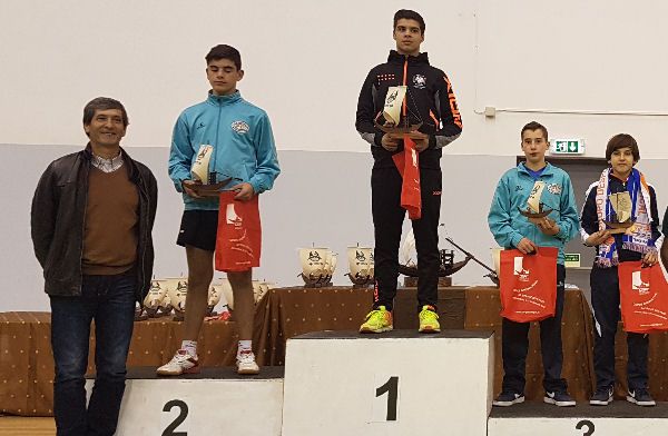 Pódio Cadetes Masculinos Individuais