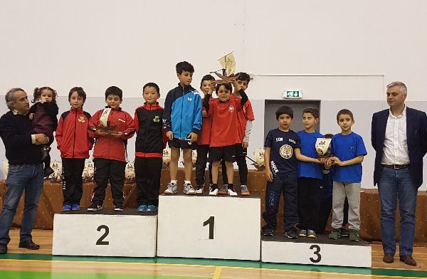 Pódio Equipas Iniciados Masculinos