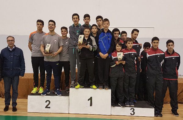 Pódio Juniores Masculinos Equipas