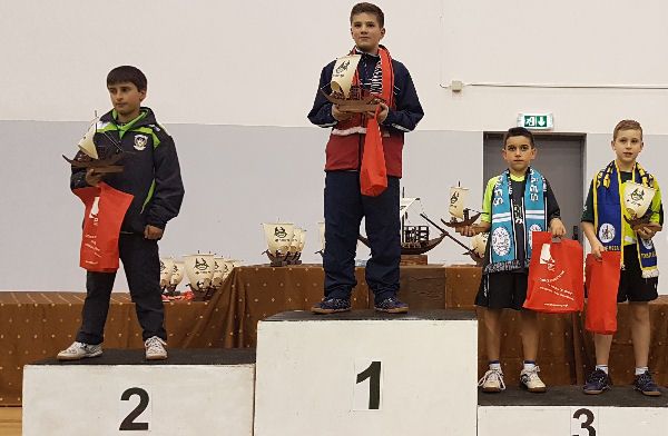 Pódio Infantis Masculinos Individuais