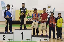 Pódio Cadetes Masculinos Individuais