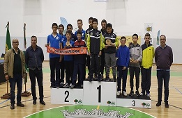 Pódio Cadetes Masculinos Equipas