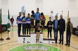 Pódio Infantis Femininos Equipas