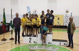 Pódio Equipas Iniciados Femininos