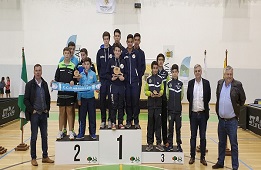 Pódio Juniores Masculinos Equipas