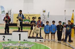 Pódio Iniciados Masculinos Individuais