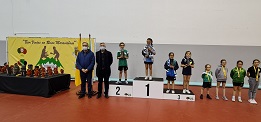 Pódio Sub10 Femininos Individuais