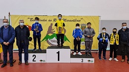 Pódio Sub12 Masculinos Individuais