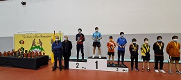 Pódio Sub15 Masculinos Individuais