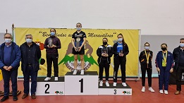 Pódio Sub19 Femininos Individuais