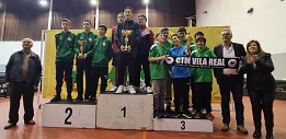 Pódio Sub15 Masculinos Equipas