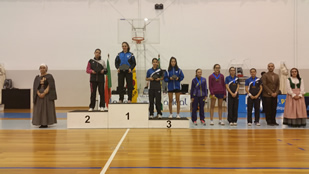 Pódio Cadetes Femininos Individuais