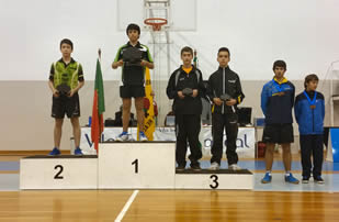 Pódio Cadetes Masculinos Individuais