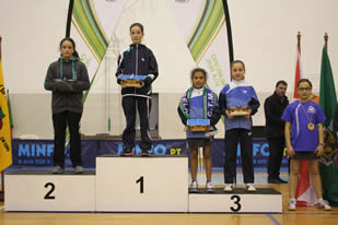 Pódio Infantis Femininos Individual