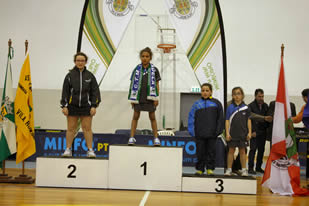 Pódio Iniciados Femininos Individuais