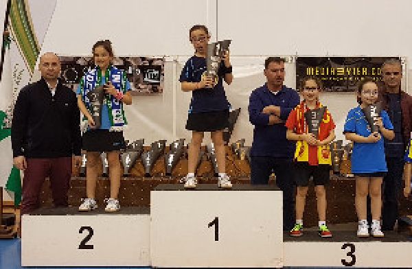 Pódio Iniciados Femininos Individuais