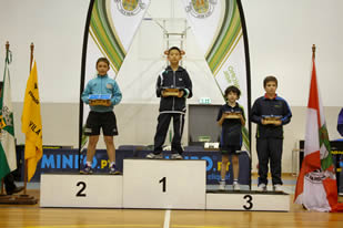 Pódio Iniciados Masculinos Individuais