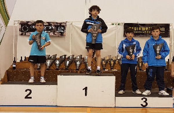 Pódio Iniciados Masculinos Individuais