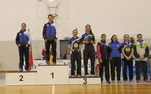 Pódio Juniores Femininos Individuais