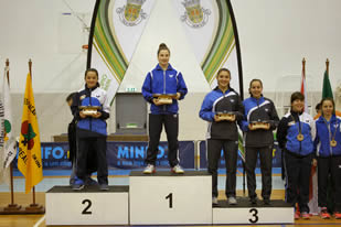 Pódio Juniores Femininos Individuais