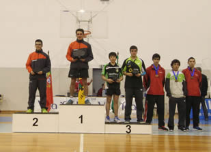 Pódio Juniores Masculinos Individuais